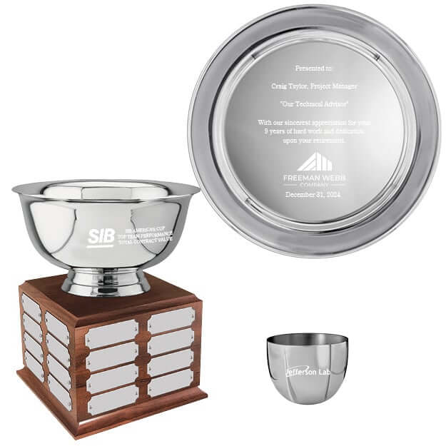 Engraved silver