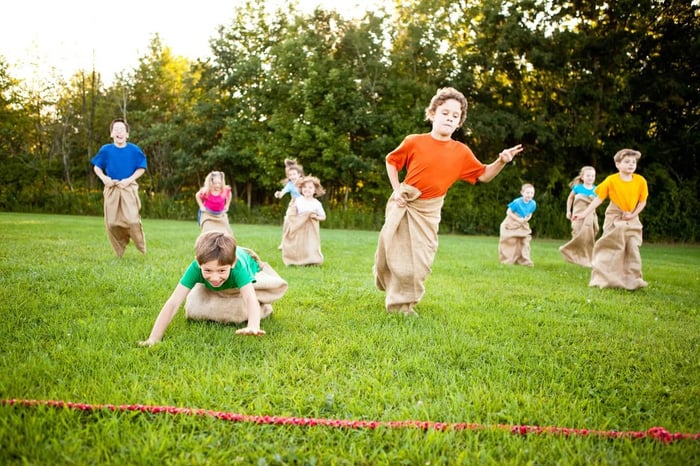 Celebrate field day with awards for winning potato sack races and more.