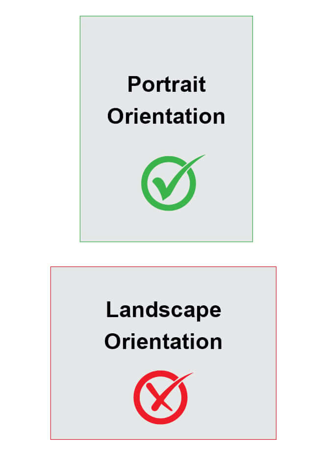 catalog cover contest portrait vs landscape example