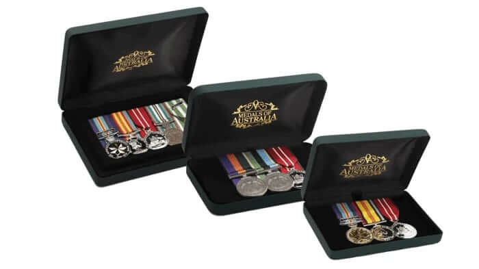 military award medals in display
