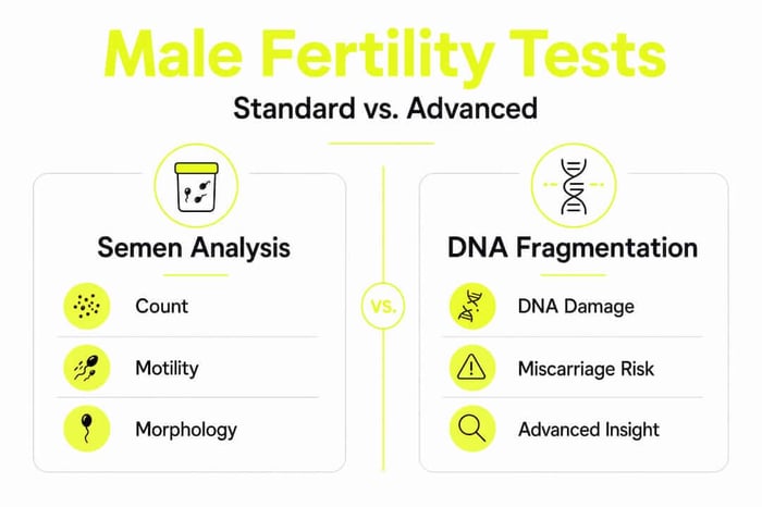 male fertility check after miscarriage