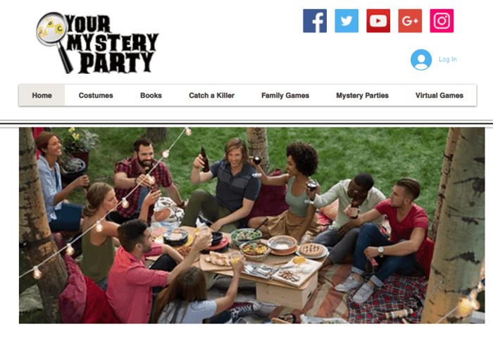 Your Mystery Party pre-game site for players | My Mystery Party games
