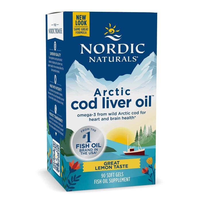 Arctic Cod Liver Oil Softgels Nordic Naturals