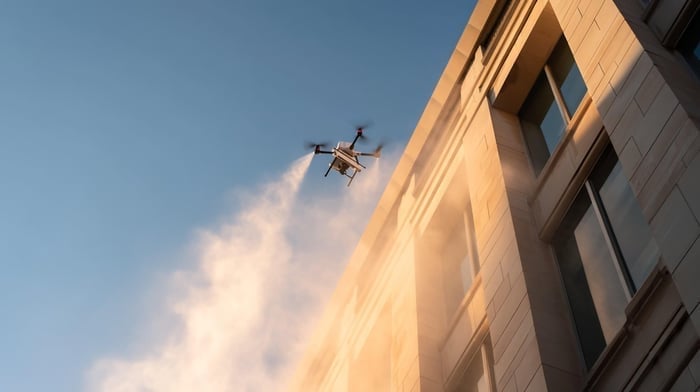 drone cleaning