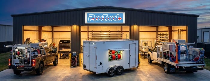 protool pressure washing skid builder