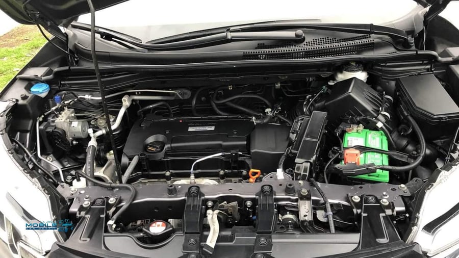 Engine bay cleaning service in San Diego — a professional add-on car detailing cost for vehicle restoration.