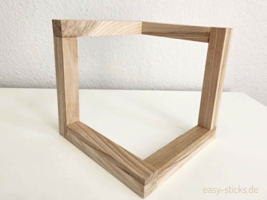 Offener Würfel aus Easy-Sticks