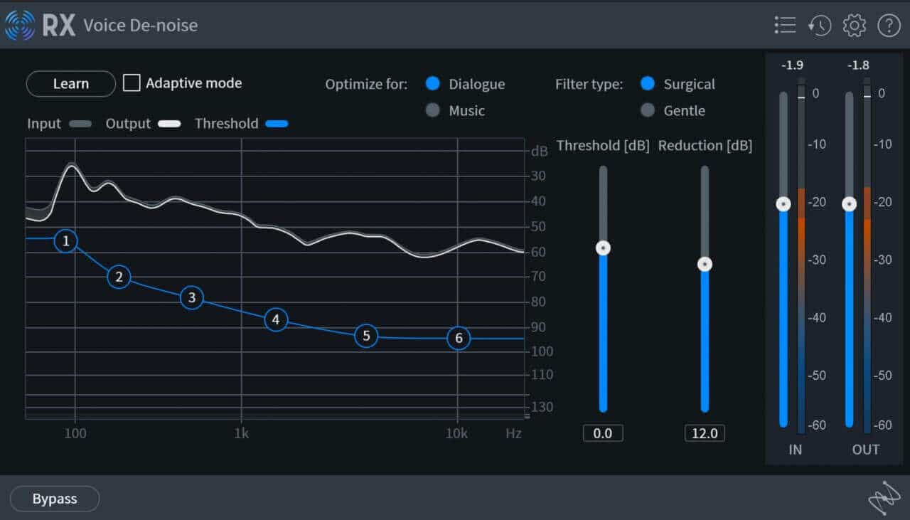 RX Voice De-noise plug-in