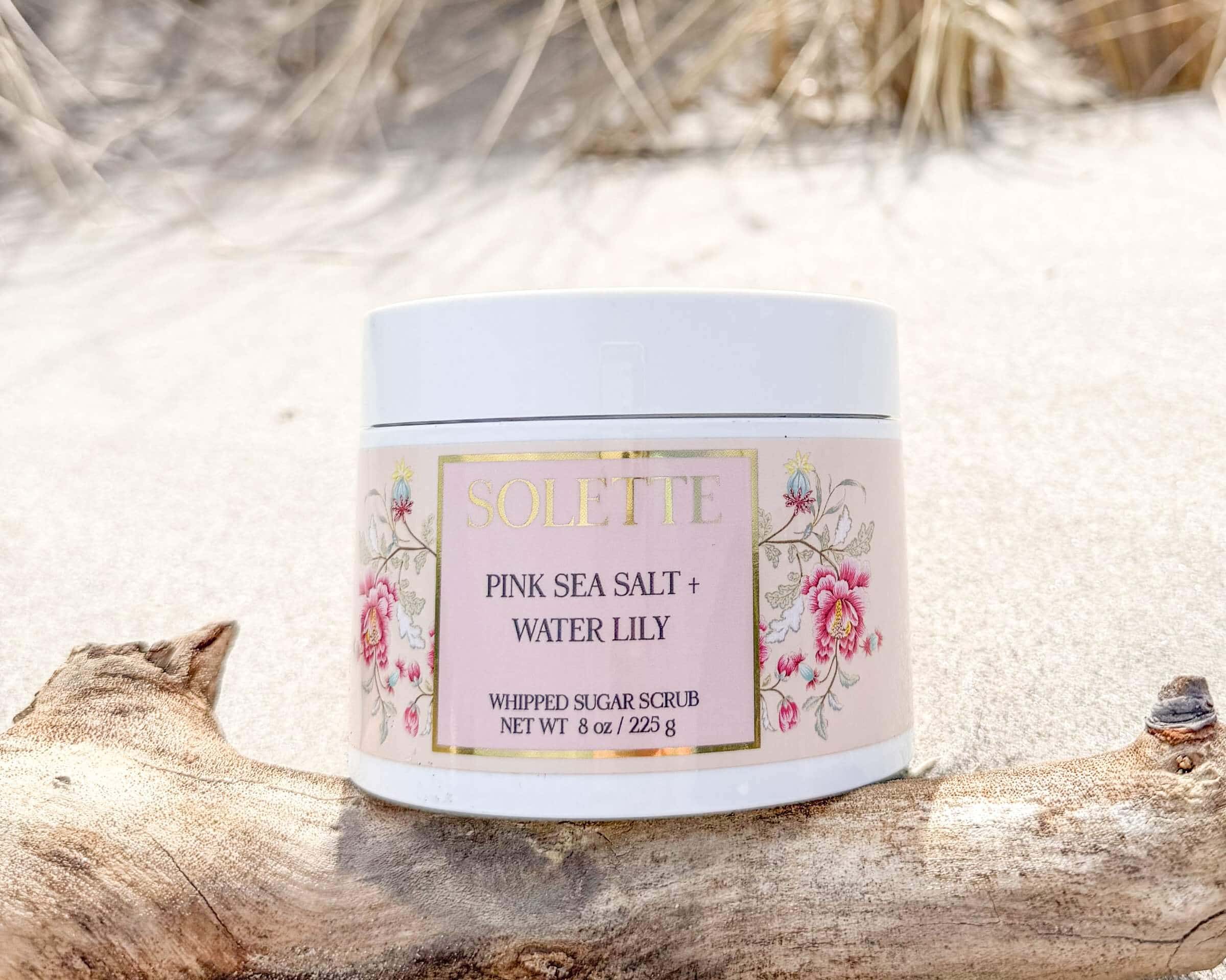 what is a body scrub and how do you use it with a jar of pink sea salt body scrub