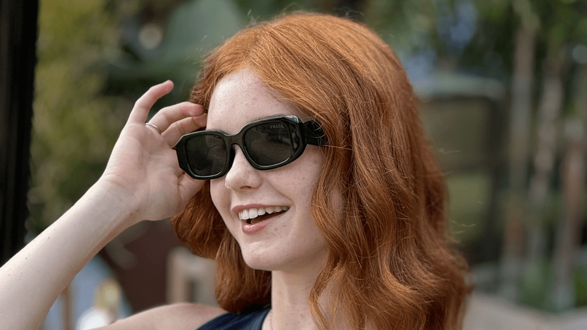 Pickleball player wearing sunglasses
