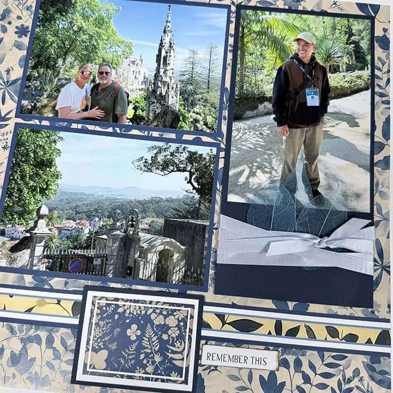 Blue Botanicals Layouts—A natural choice for your memories.