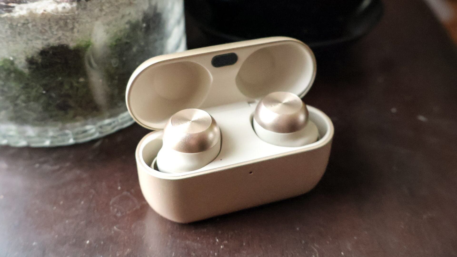 Premium wireless earbuds in a competitive audio market.