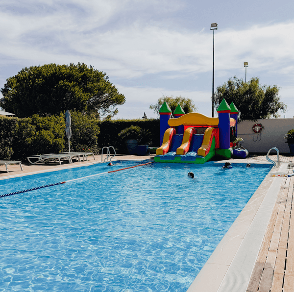 Kids Pool with Bouncy Castle at Martinhal Sagres