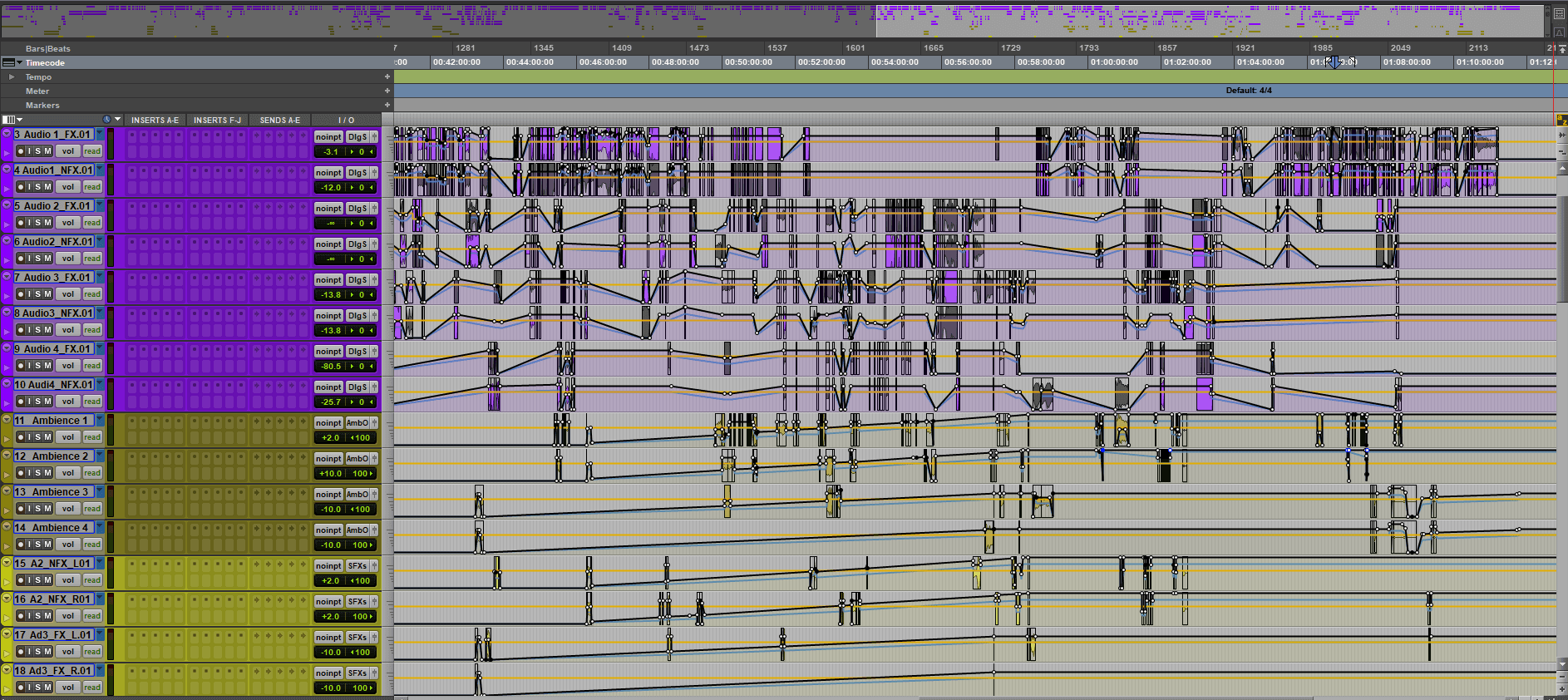 A look at volume automation for a feature-length documentary