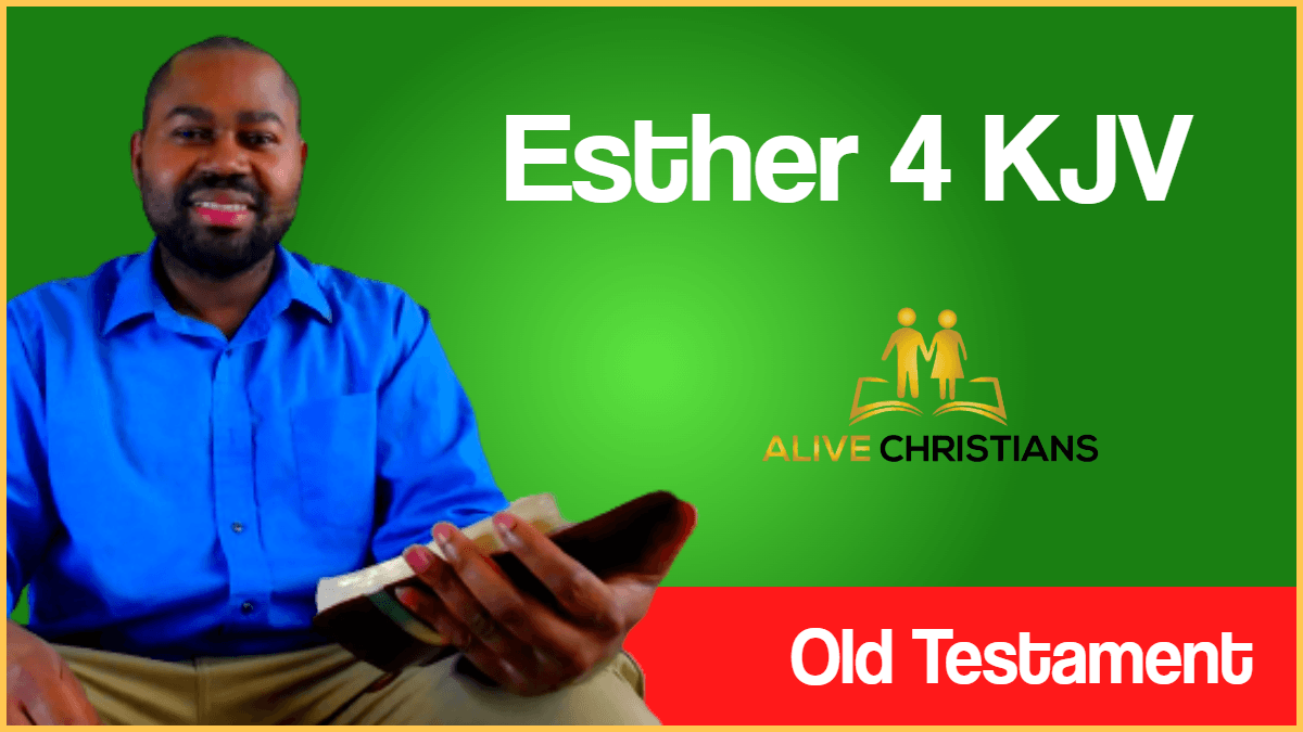 Esther 4 KJV with Audio - When Mordecai perceived all that was