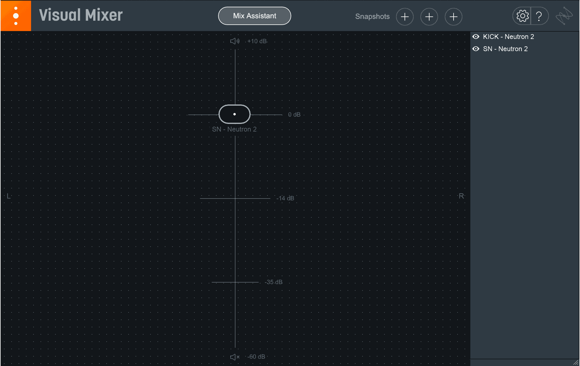 iZotope Visual Mixer