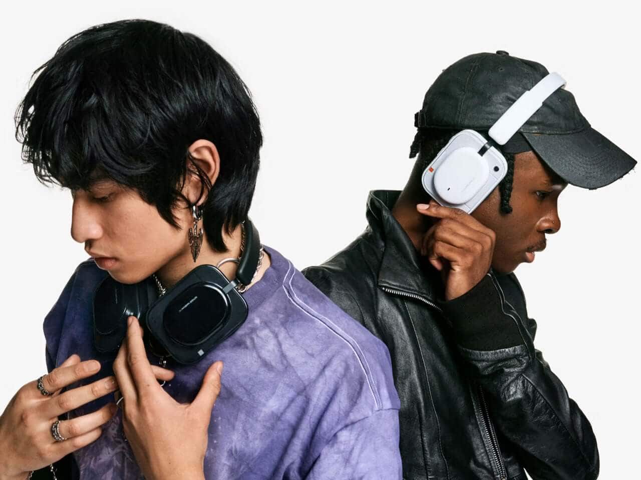 Nothing Headphone (a) sleek black over-ear design