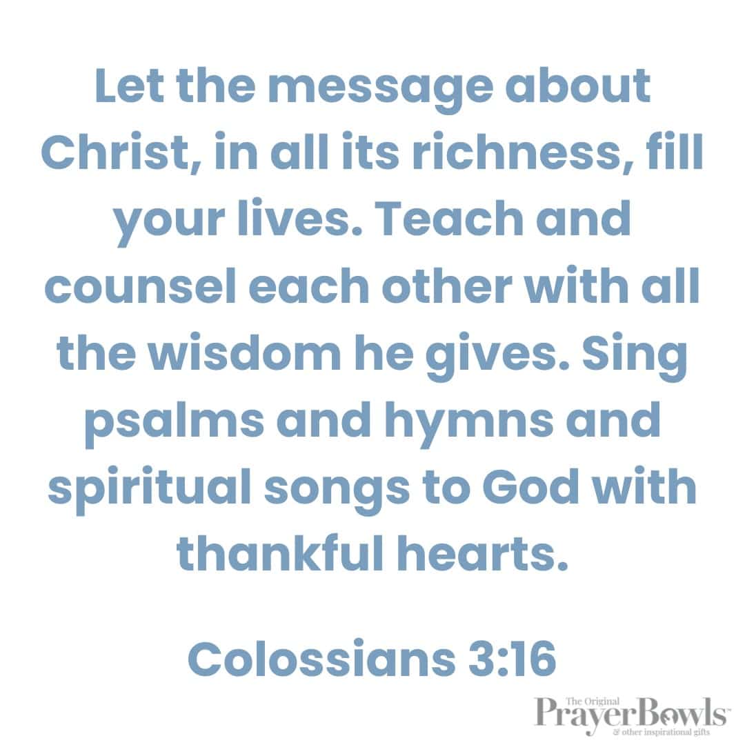 Colossians 3:16 - A Prayer About Learning From Christ