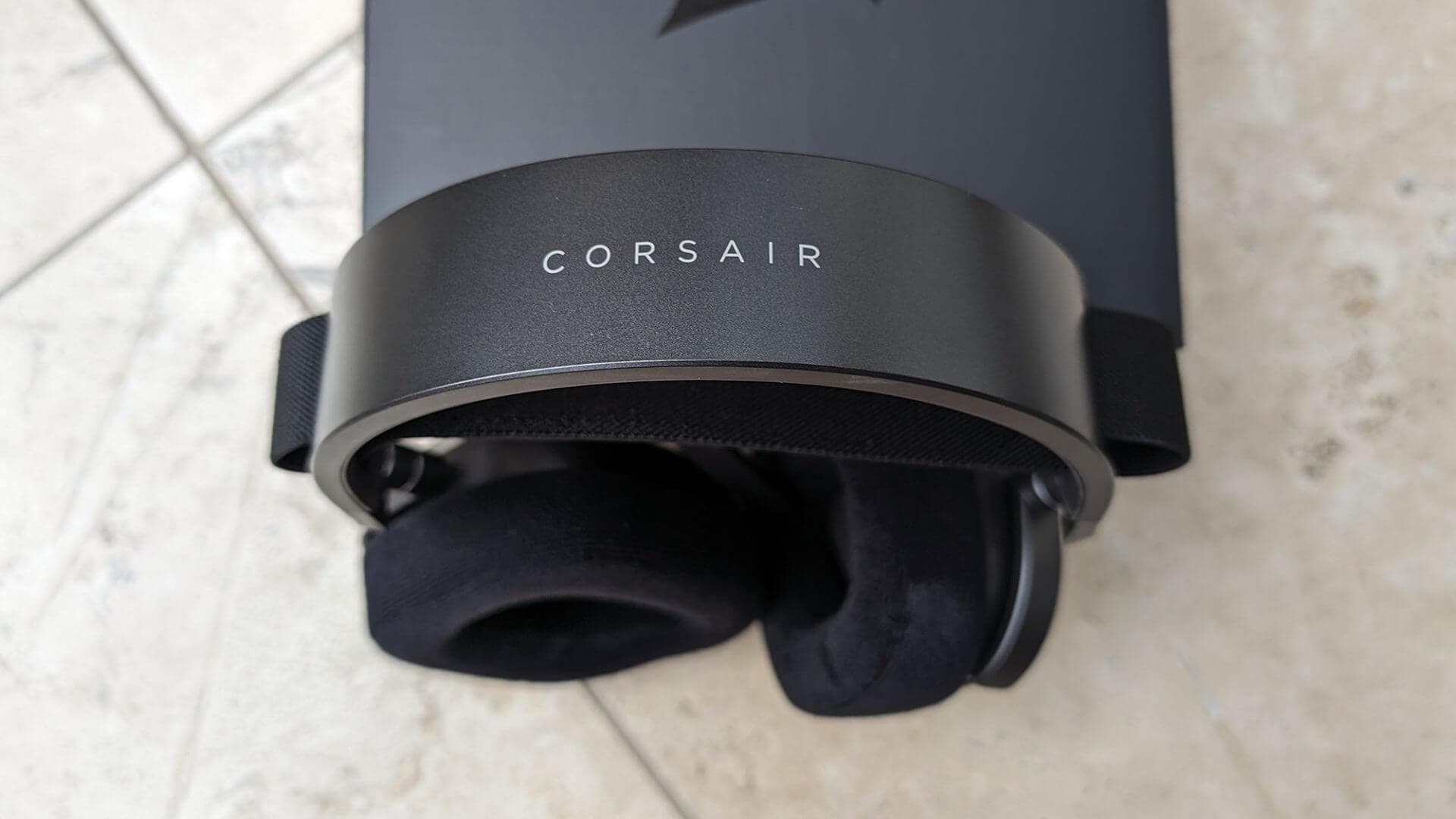Corsair HS80 Max Wireless showcasing sturdy build quality with functional design.