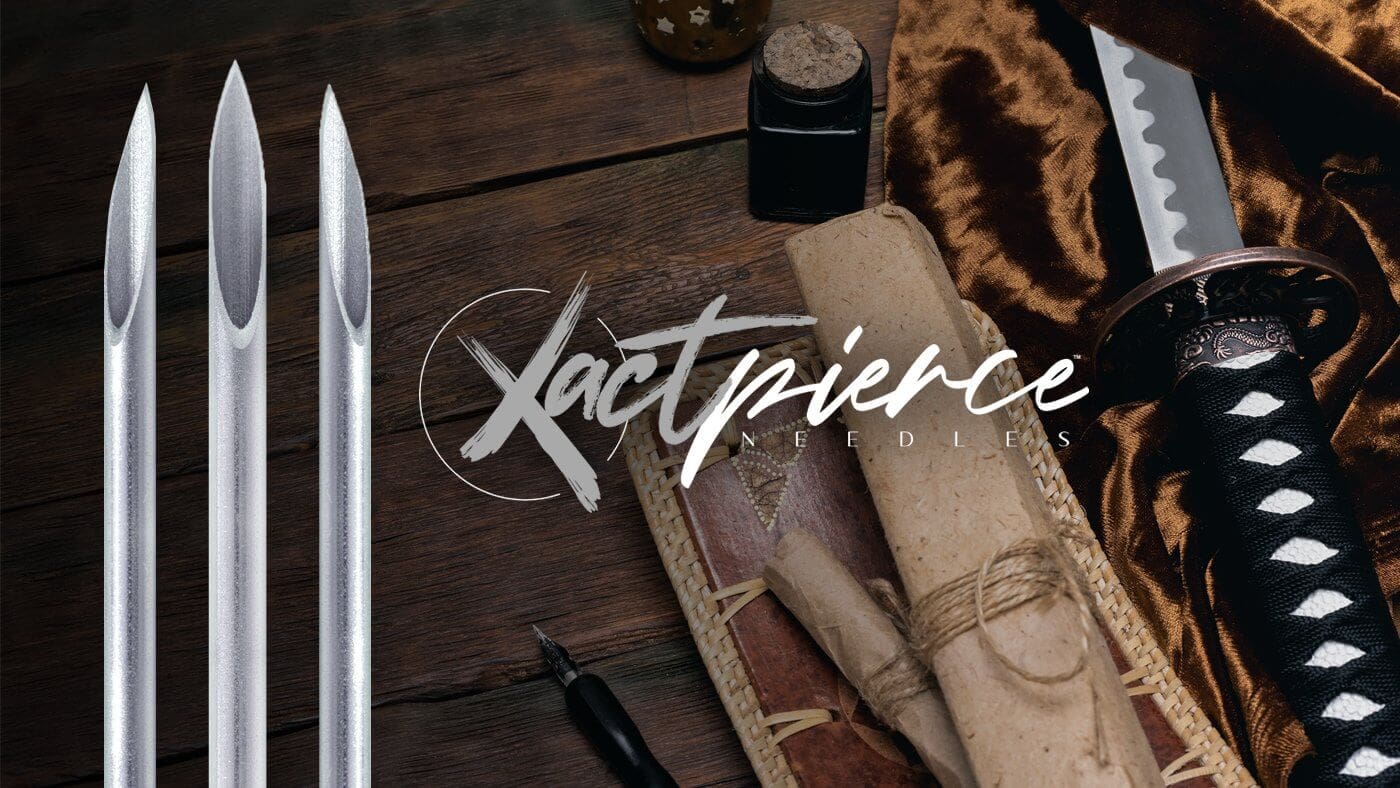 Traditional Japanese katana and Japanese surgical steel piercing needles share legendary sharpness