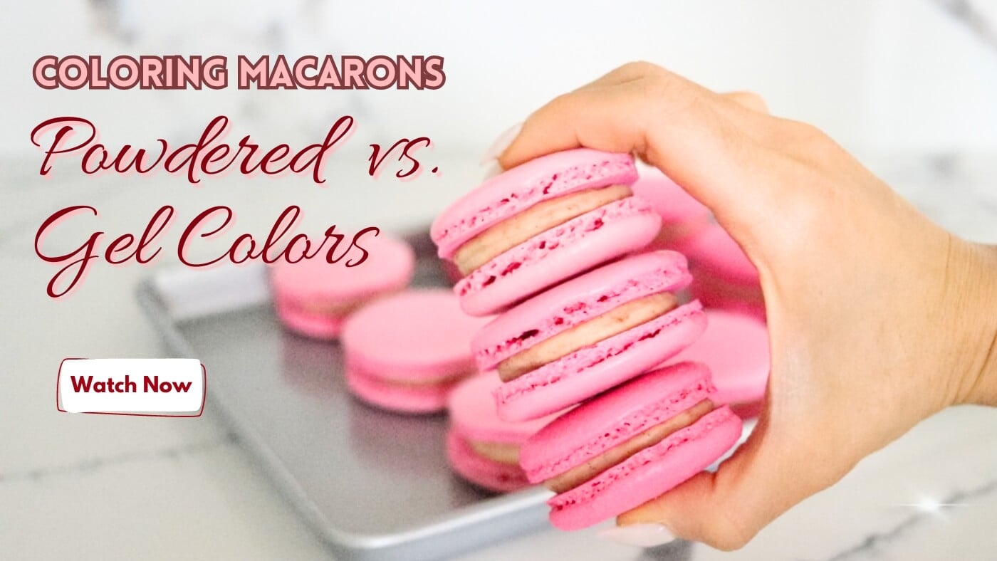 Coloring Macarons: Powdered vs. Gel Colors