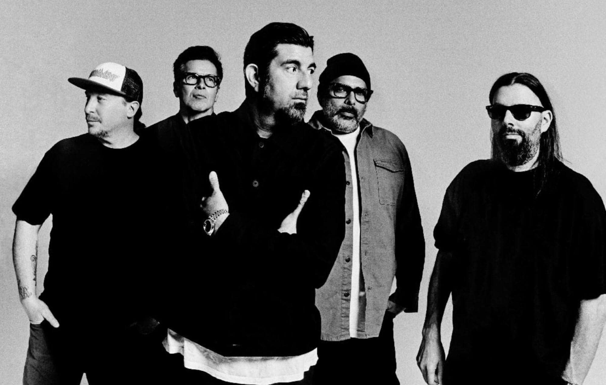 Deftones live at a previous show