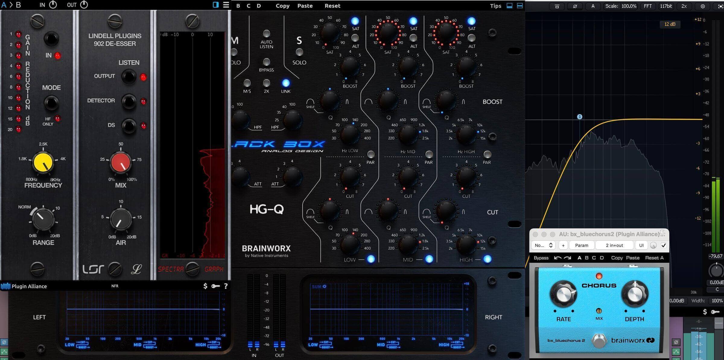 High-frequency reinforcement plugins