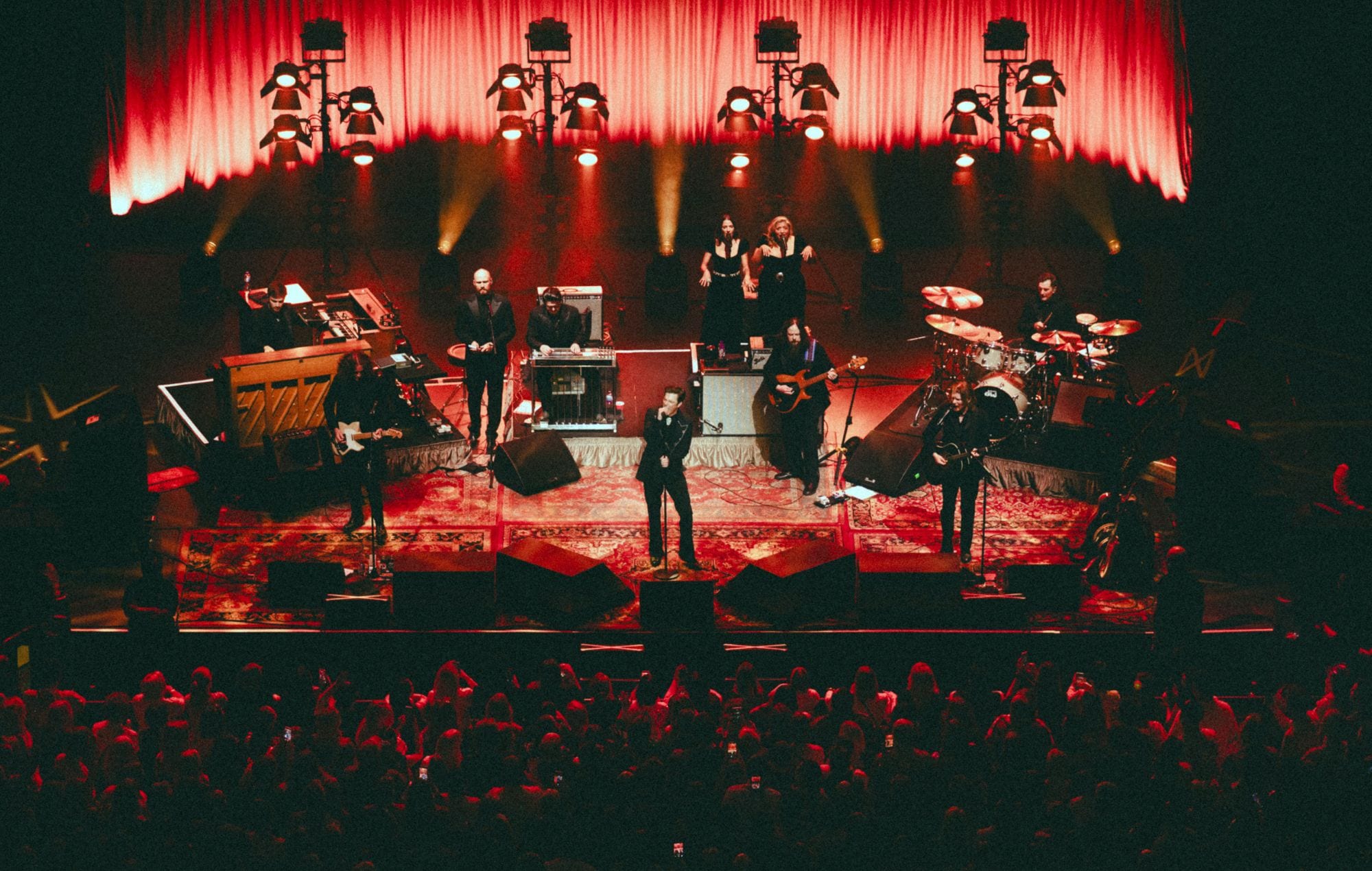 Brandon Flowers onstage at Royal Albert Hall
