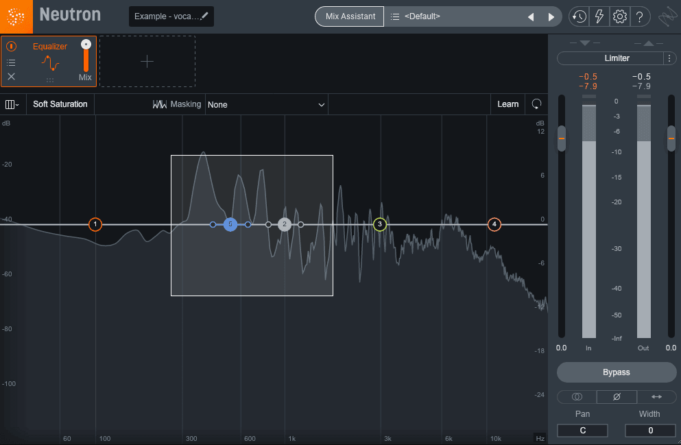 Resonance issues in a vocal