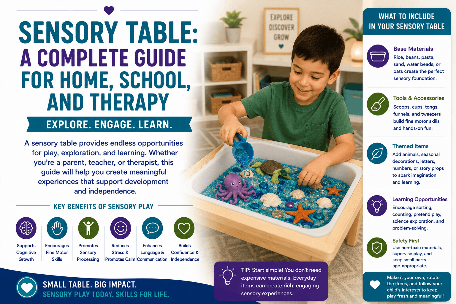 Sensory Table A Complete Guide for Home, School, and Therapy