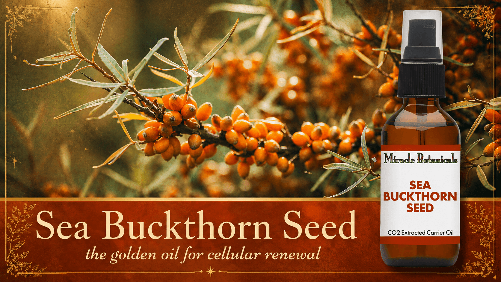 Sea Buckthorn Seed Oil: The Golden Oil for Cellular Renewal