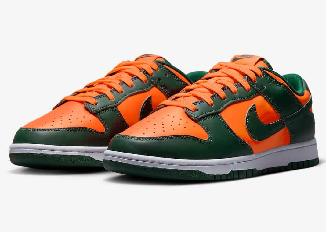 Nike Dunk Low Miami Hurricanes