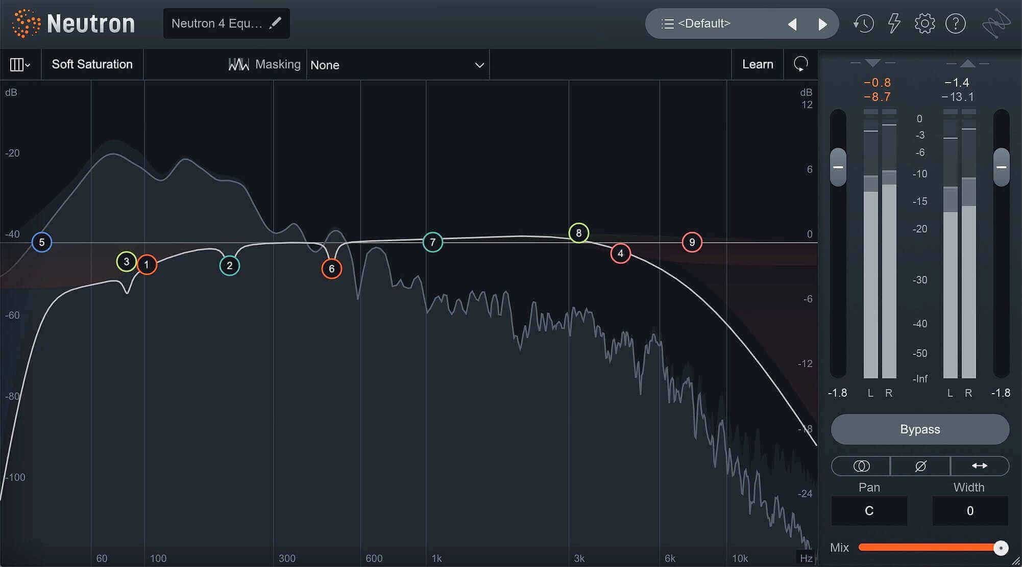 EQ settings for DrumLab toms