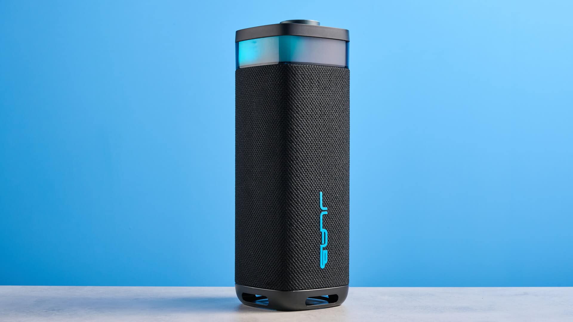 Side view of JLab JBuds Party speaker