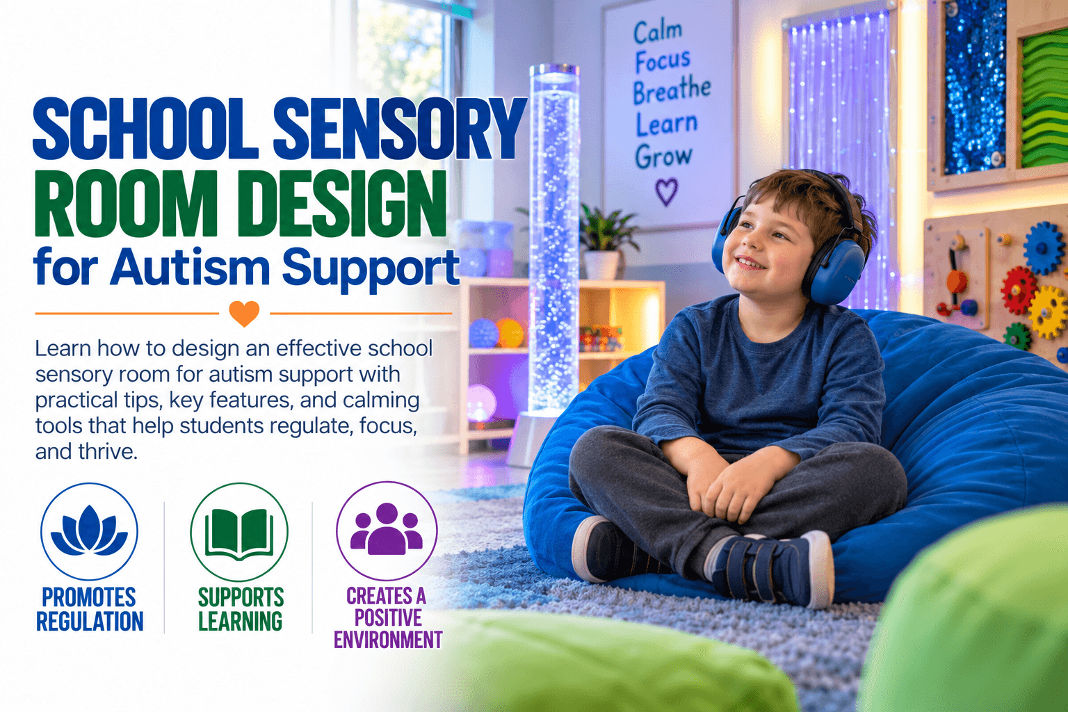 School Sensory Room Design for Autism Support