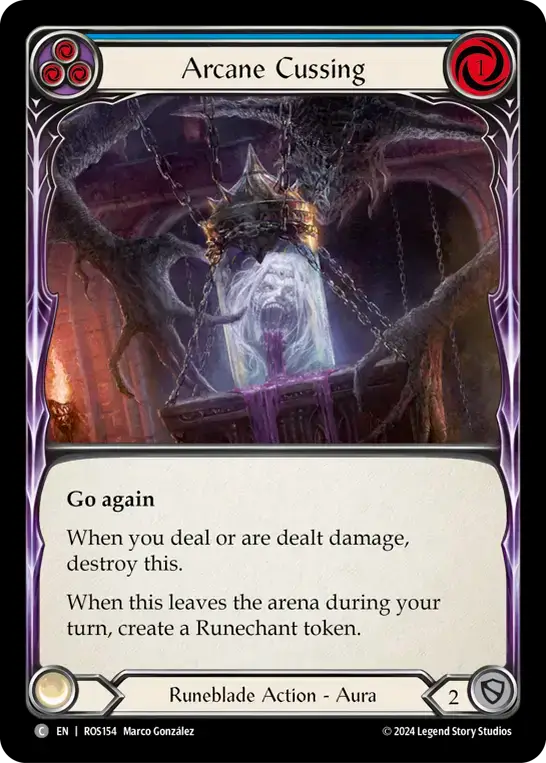 Arcane Cussing (blue)