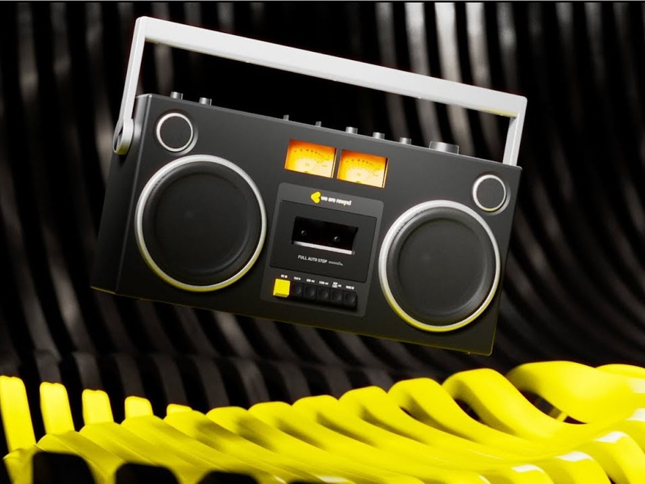 We Are Rewind GB-001 Blaster Curtis boombox with cassette deck