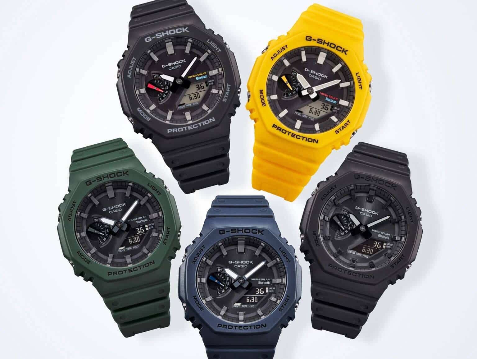 Presenting The New G-Shock CasiOak Solar Range