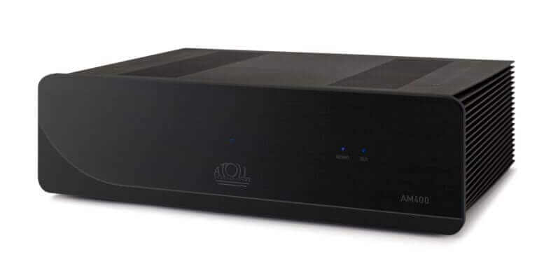 AM400 EVO power amplifier in black finish