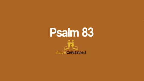 Psalm 83 KJV with Audio - Keep not thou silence, O God