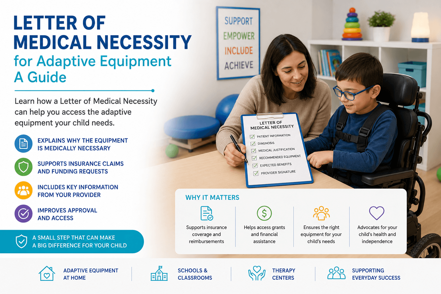 Letter of Medical Necessity for Adaptive Equipment Guide