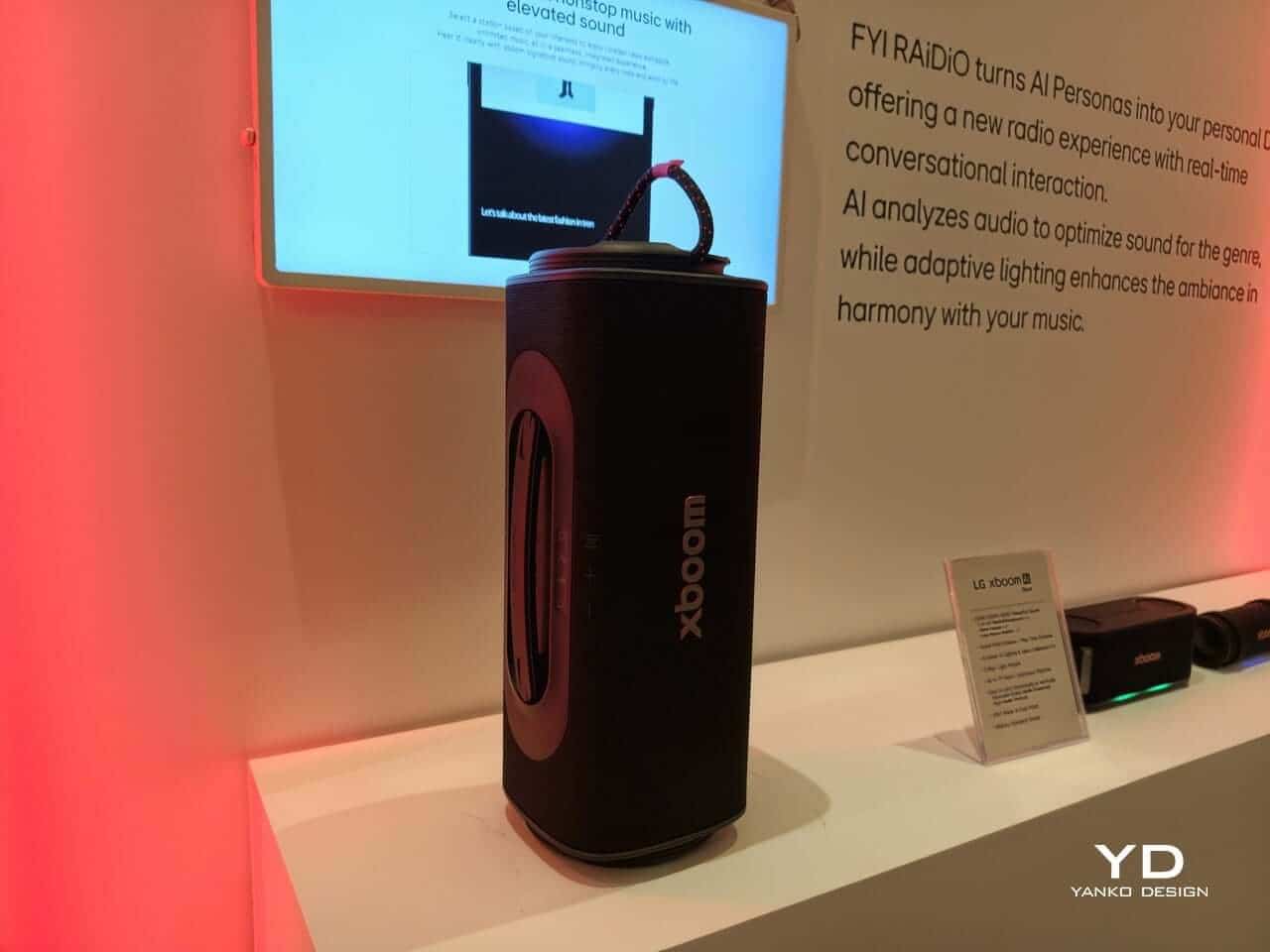 Blast speaker with lighting effects