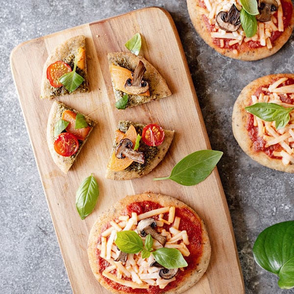 Everyday Rounds Make Perfect Mini Pizzas