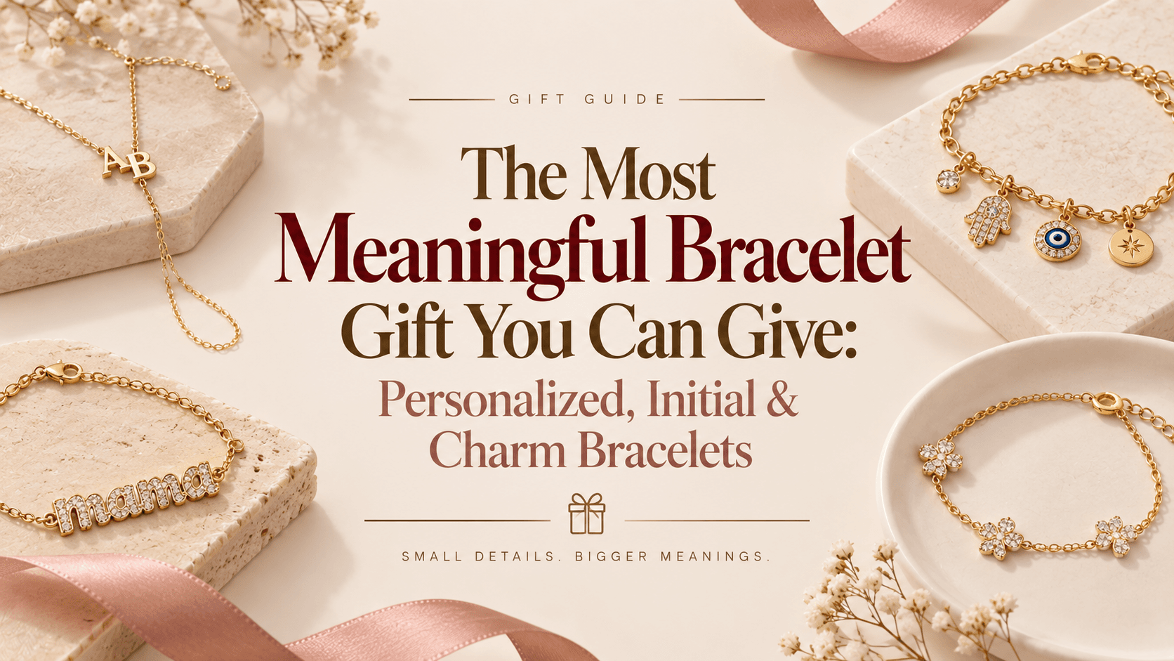 The Most Meaningful Bracelet Gift You Can Give: Personalized, Initial & Charm Bracelets