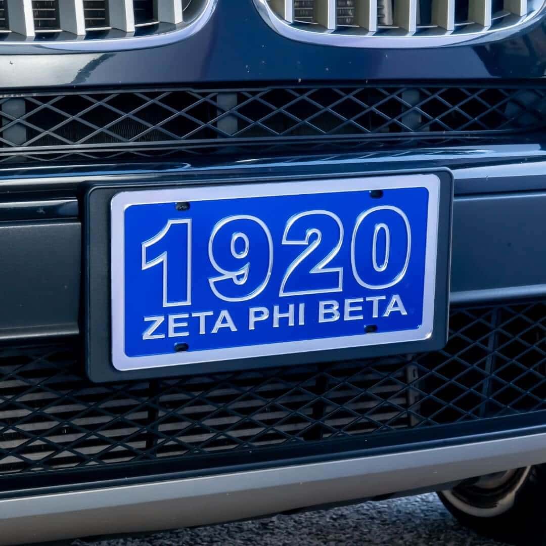 Zeta Phi Beta License Plates: Elevate Your Ride