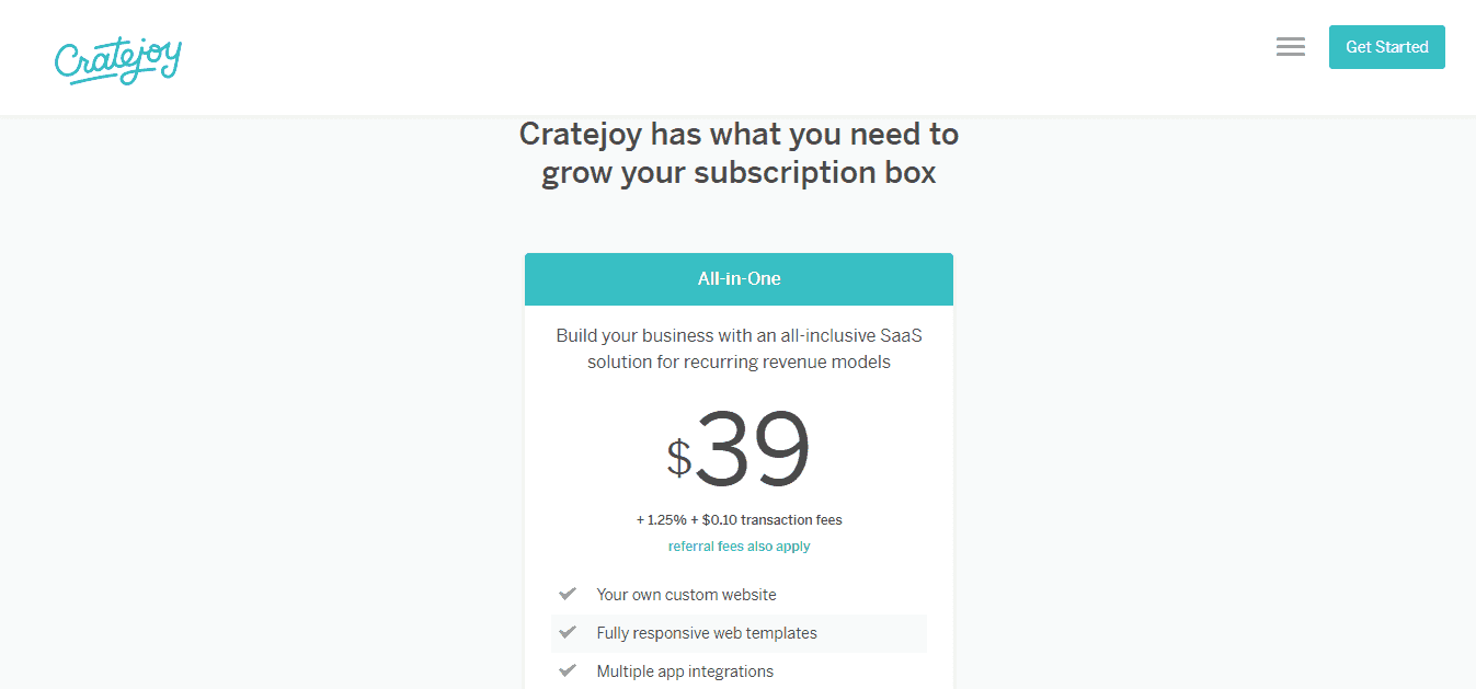 cratejoy review paid plan