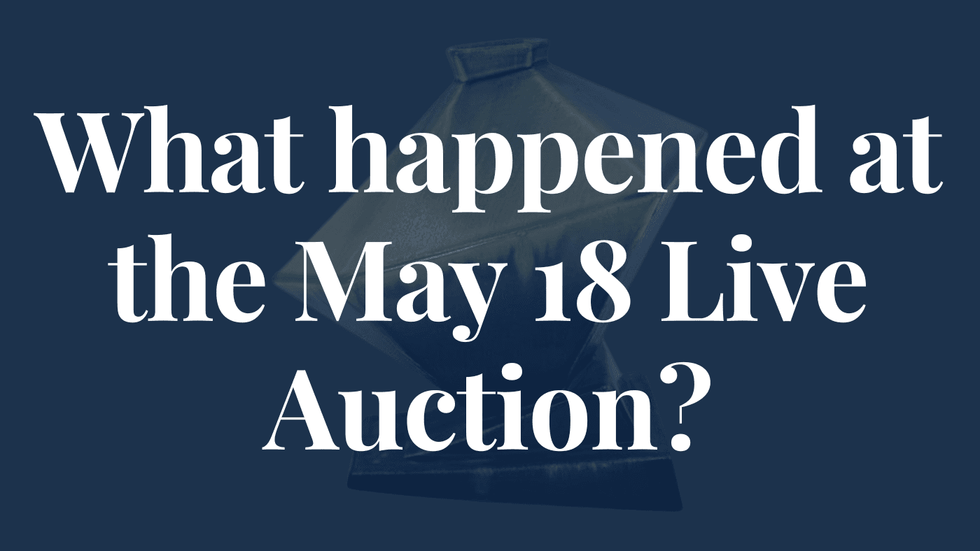 May 18 Live Auction Re-Cap!