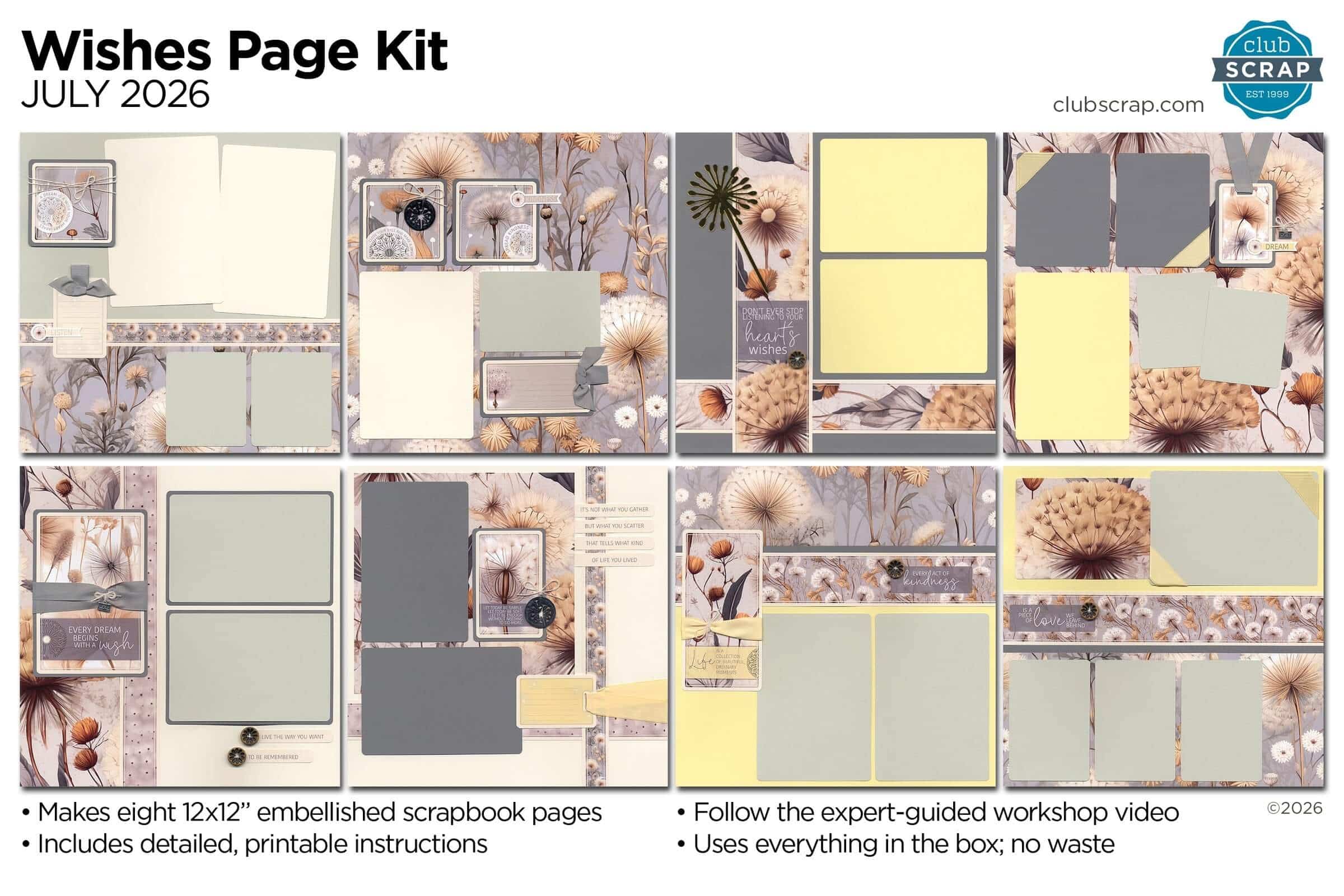 Wishes Page Kit