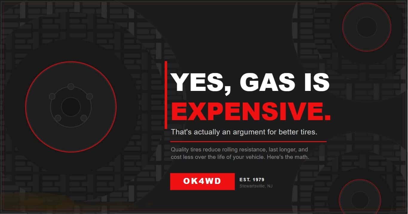 Better Tires Actually Save You Money at the Pump