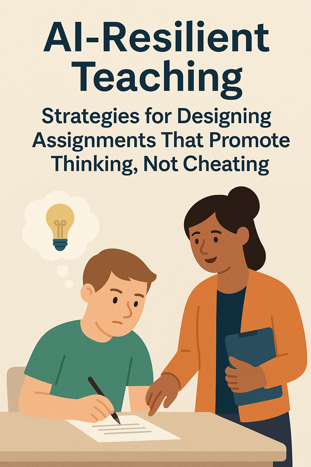 AI-Resilient Teaching: Strategies for Designing Assignments That Promote Thinking, Not Cheating